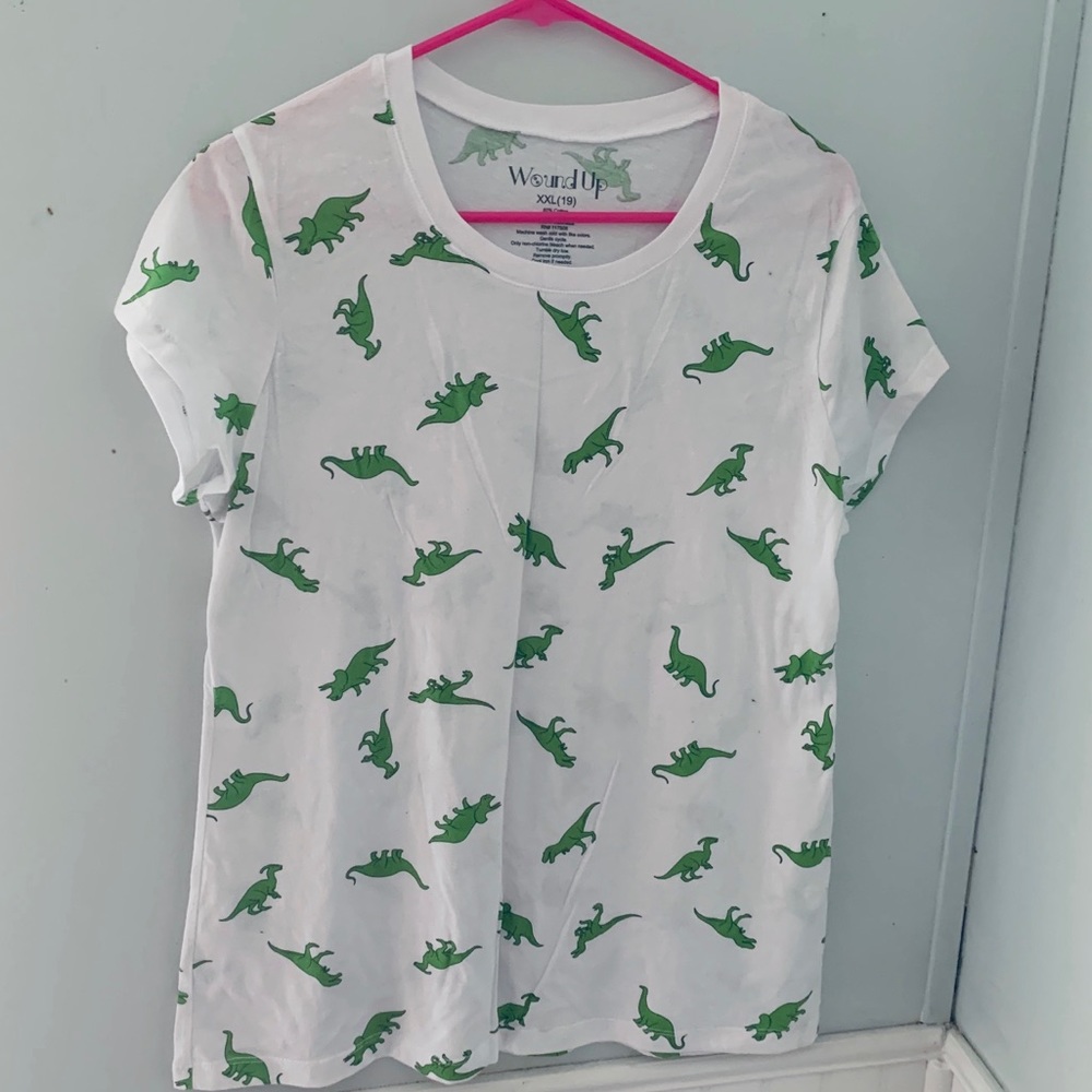 Wound Up- dinosaur tee shirt